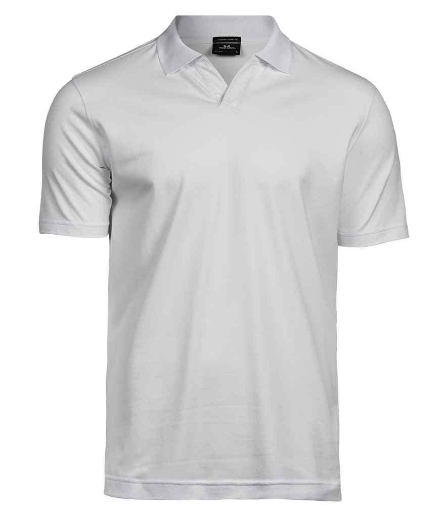 Tee Jays Luxury Stretch V Neck Polo Shirt T1404