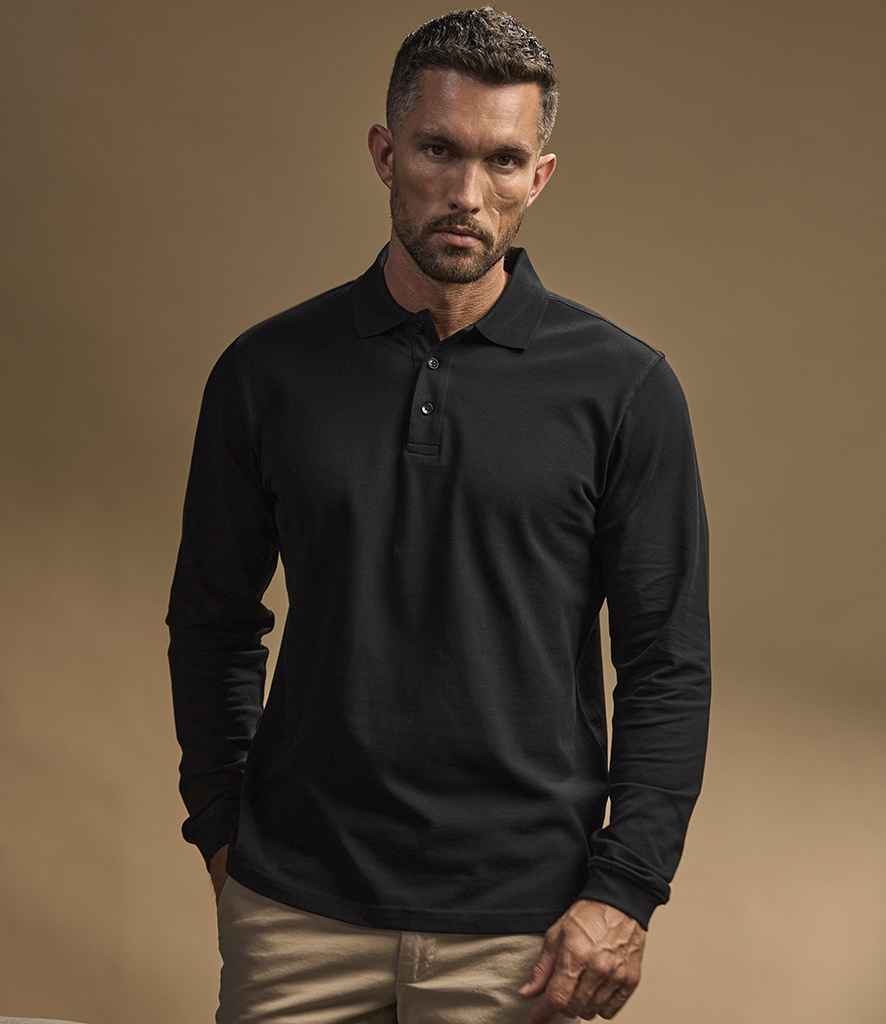 Tee Jays Luxury Stretch Long Sleeve Polo Shirt T1406