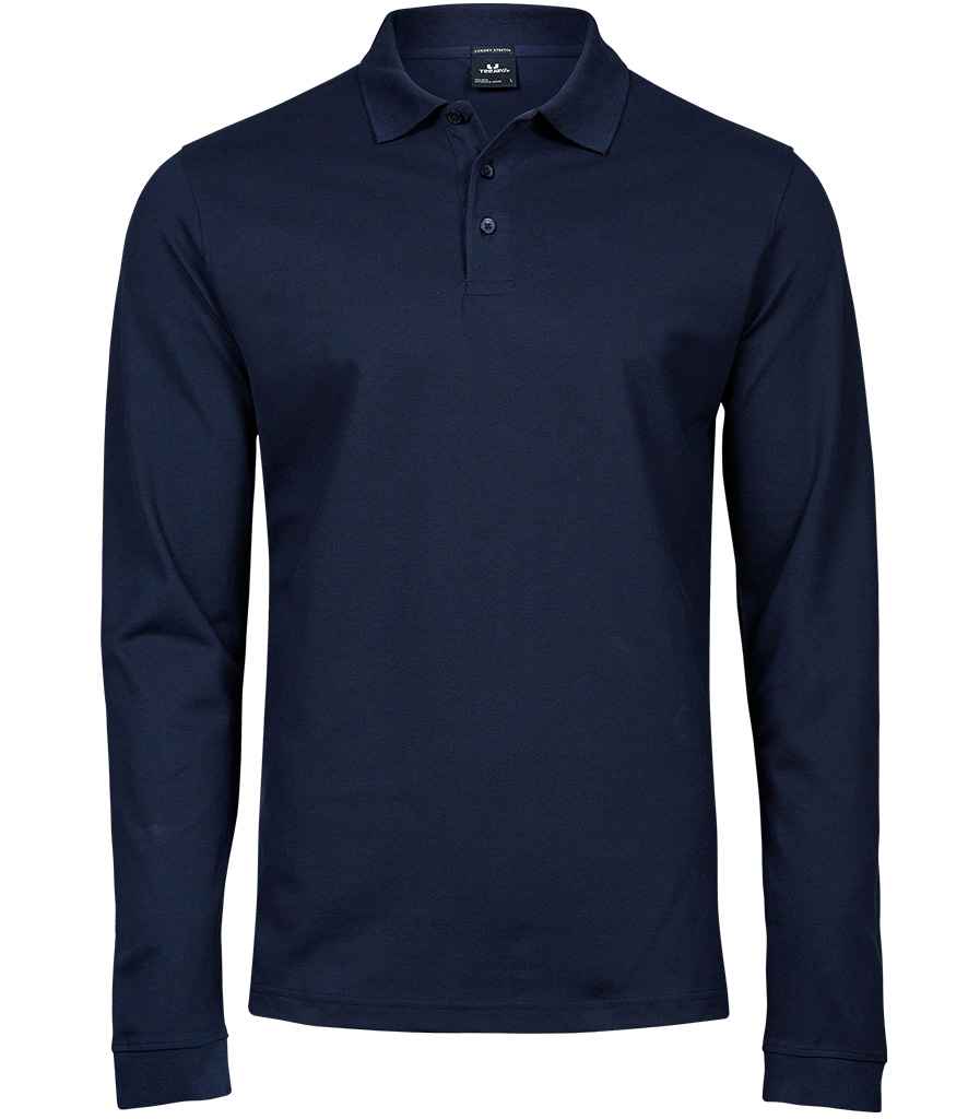 Tee Jays Luxury Stretch Long Sleeve Polo Shirt T1406