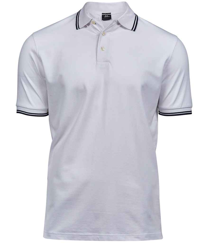 Tee Jays Luxury Stretch Tipped Polo Shirt T1407