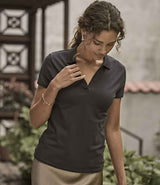 Tee Jays Ladies Luxury Stretch V Neck Polo Shirt T1409