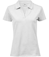 Tee Jays Ladies Luxury Stretch V Neck Polo Shirt T1409