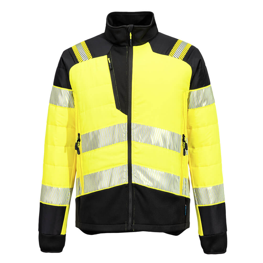Portwest PW3 Hi-Vis Hybrid Baffle Jacket T170