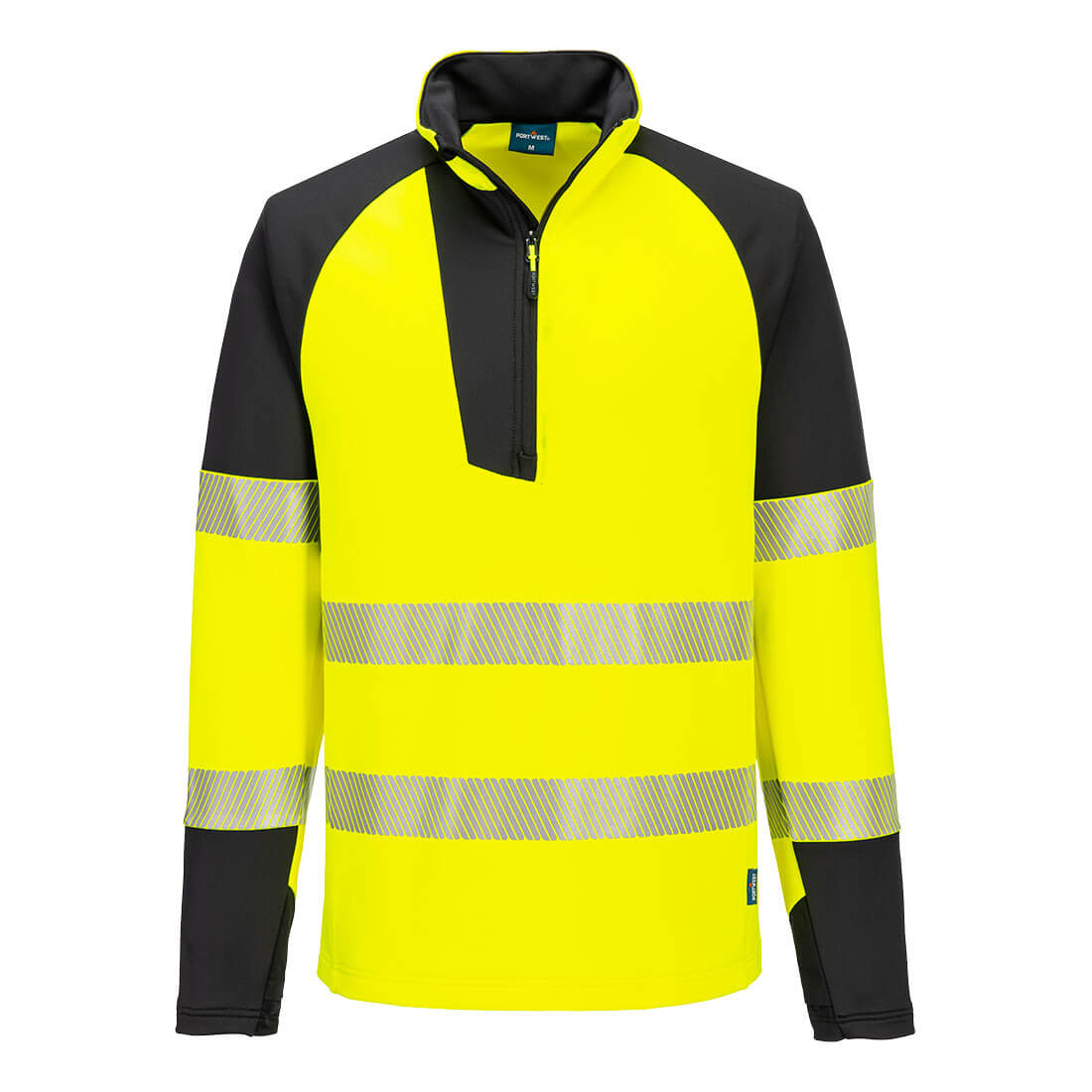 Portwest PW3 Hi-Vis 1/4 Zip Sweatshirt T172