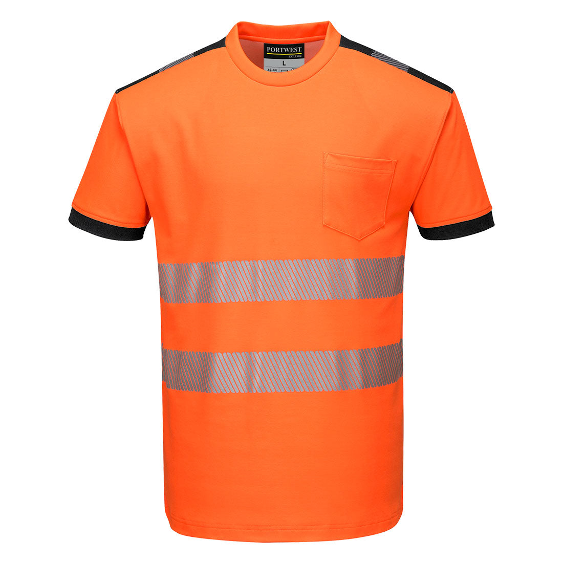 Portwest PW3 Hi-Vis Short Sleeve T-Shirt T181