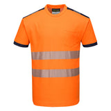 Portwest PW3 Hi-Vis Short Sleeve T-Shirt T181
