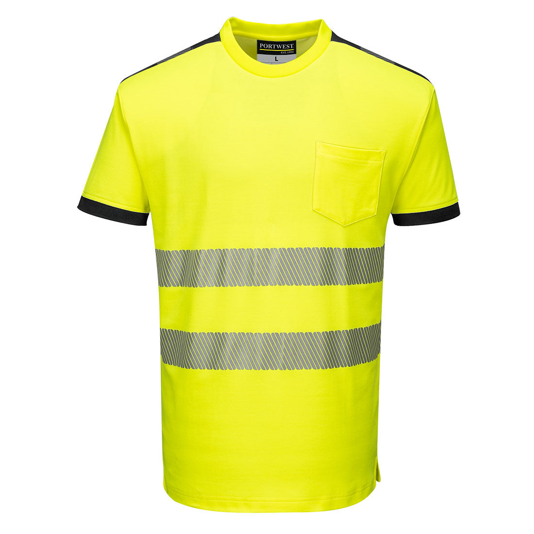 Portwest PW3 Hi-Vis Short Sleeve T-Shirt T181