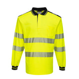 Portwest PW3 Hi-Vis Polo Shirt Long Sleeve T184