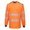 Portwest PW3 Hi-Vis Long-Sleeve T-Shirt T185