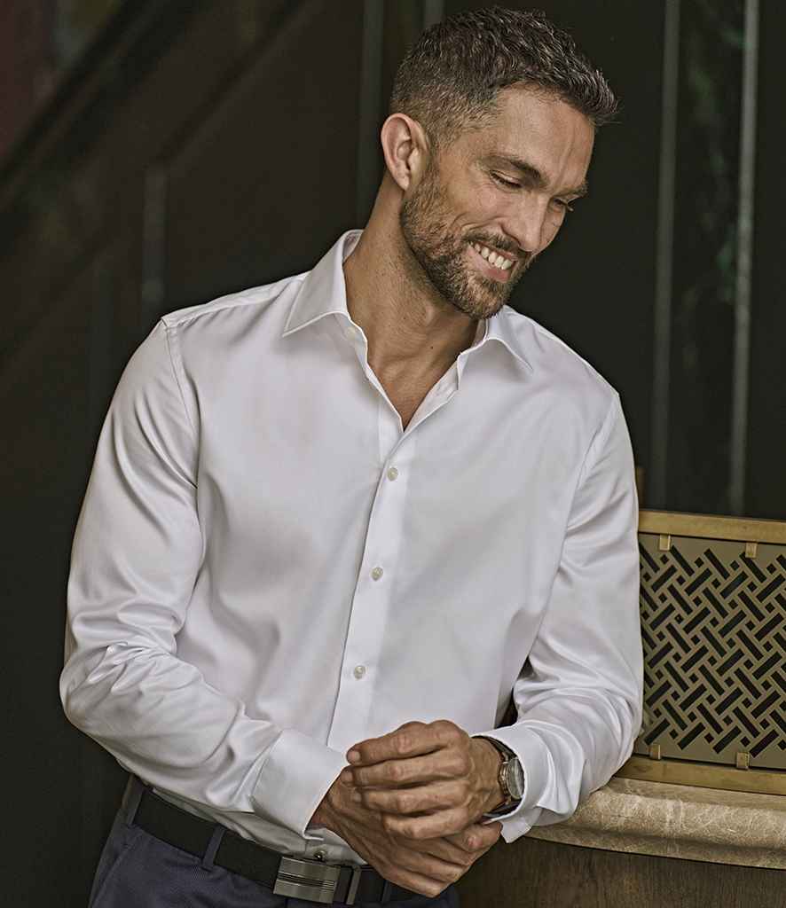 Tee Jays Luxury Slim Fit Long Sleeve Oxford Shirt T4021