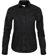 Tee Jays Ladies Stretch Luxury Long Sleeve Poplin Shirt T4025