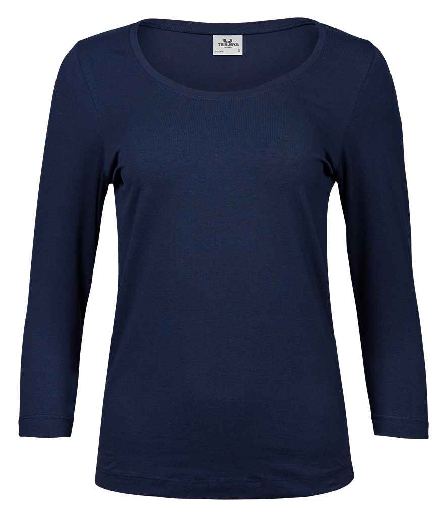 Tee Jays Ladies Stretch 3/4 Sleeve T-Shirt T460
