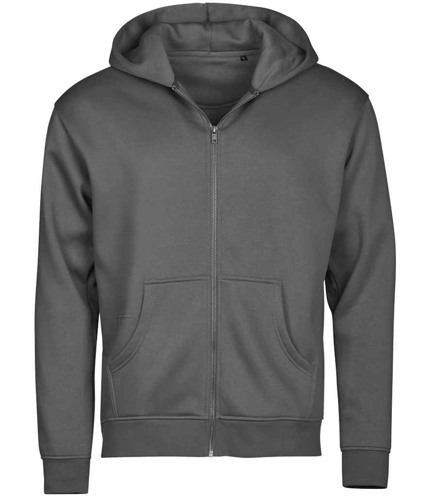 Tee Jays Unlabeled Hooded Full Zip Sweatshirt T5154