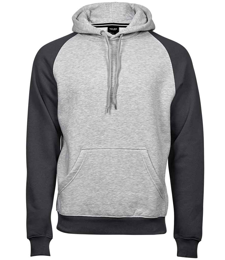Tee Jays Two Tone Raglan Hooded Sweatshirt T5432