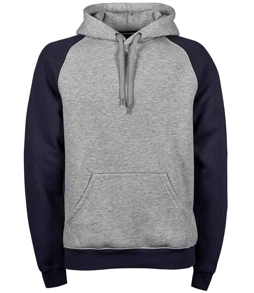 Tee Jays Two Tone Raglan Hooded Sweatshirt T5432