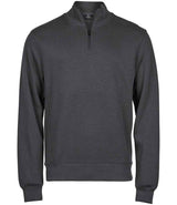 Tee Jays Ribbed Interlock Half Zip Sweatshirt T5506