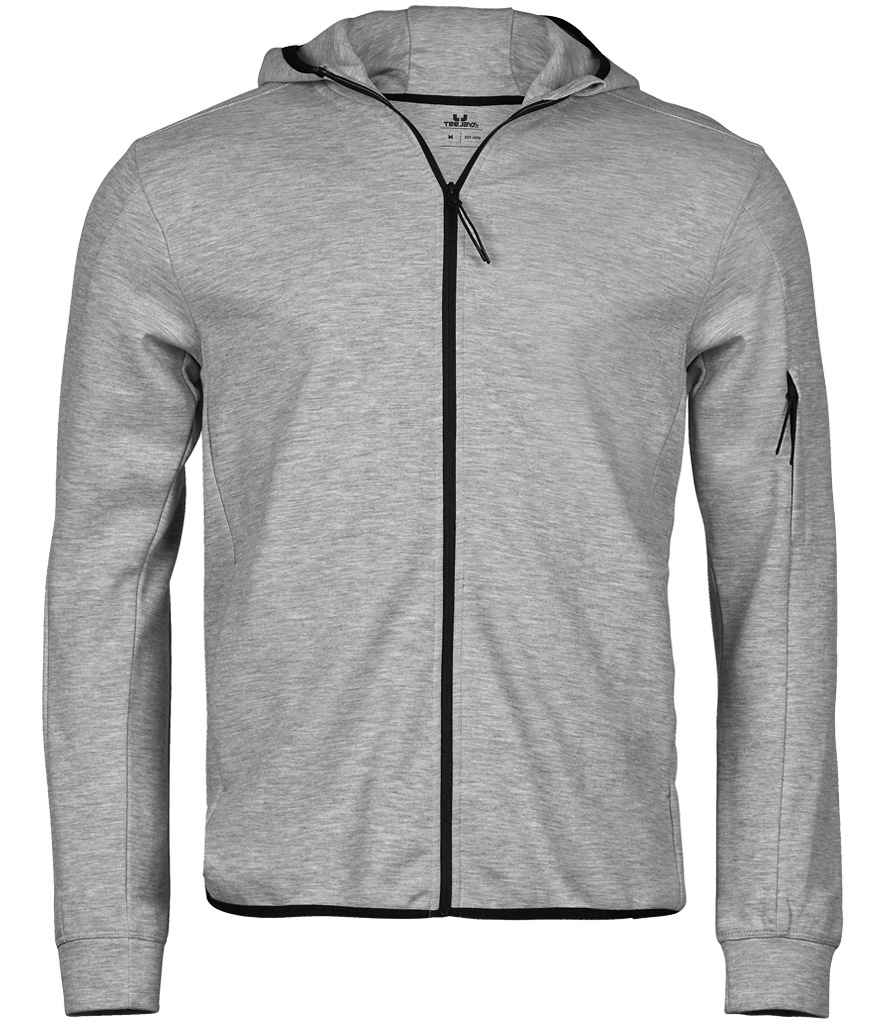 Tee Jays Athletic Hooded Full Zip Sweat Jacket T5706