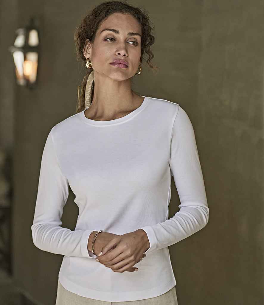 Tee Jays Ladies Long Sleeve Interlock T-Shirt T590