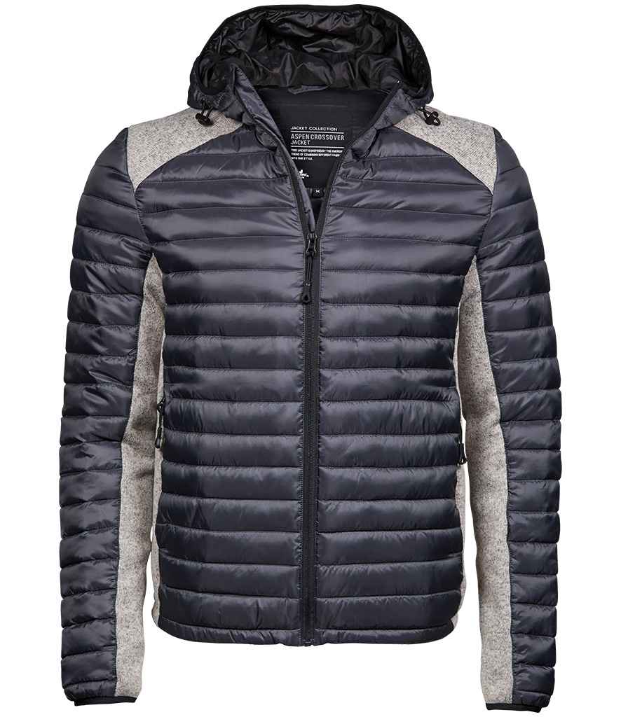 Tee Jays Crossover Hooded Padded Outdoor Jacket T9610