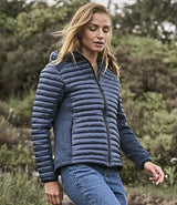 Tee Jays Ladies Crossover Hooded Padded Outdoor Jacket T9611