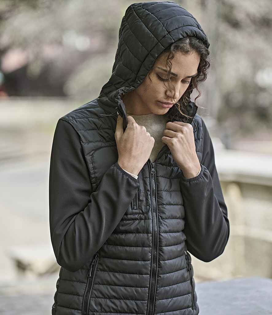 Tee Jays Ladies Crossover Hooded Jacket T9629