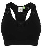 Tombo Ladies Seamless Crop Top TL696 - front view