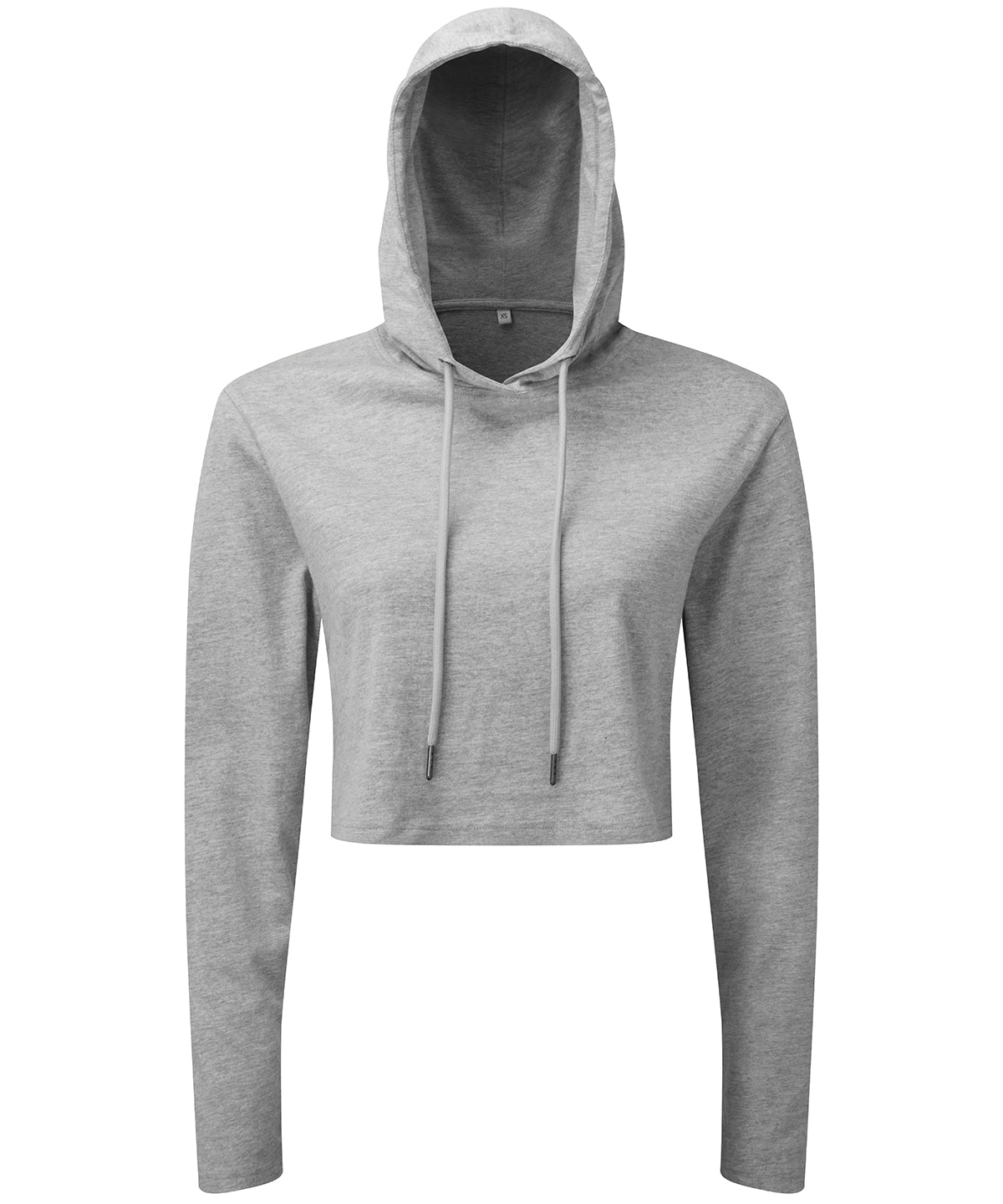 TriDri Women's TriDri cropped hooded long sleeve t-shirt TR088 - front view