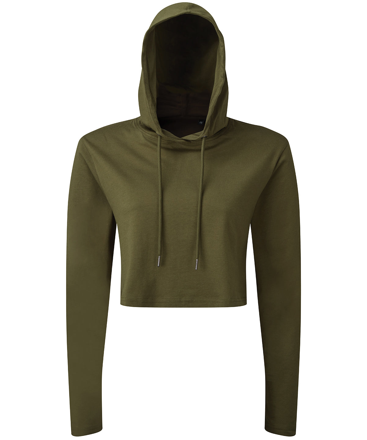 TriDri Women's TriDri cropped hooded long sleeve t-shirt TR088 - front view