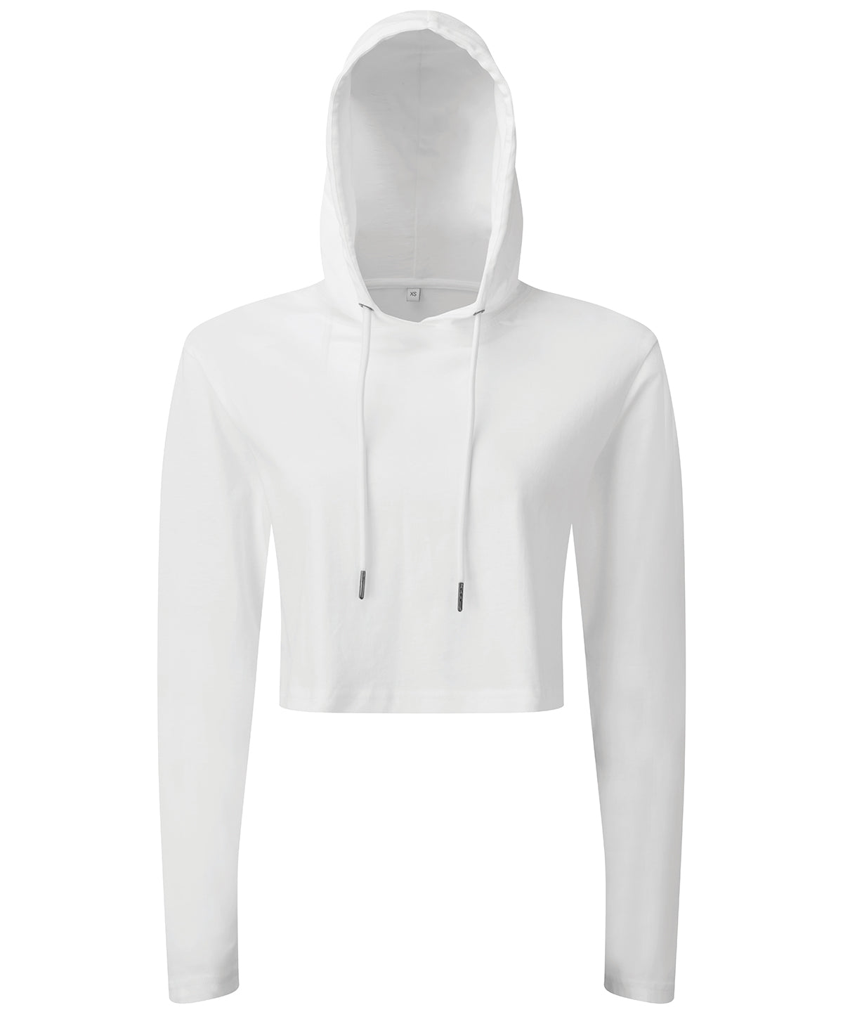 TriDri Women's TriDri cropped hooded long sleeve t-shirt TR088 - front view