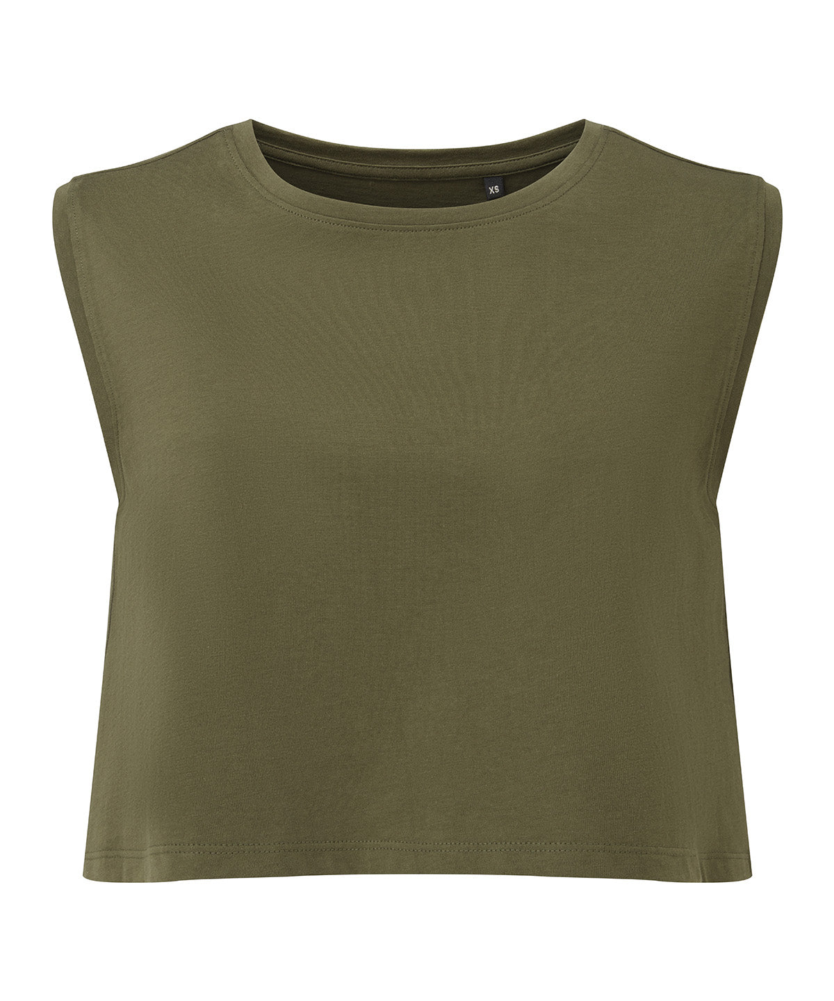 TriDri Women's TriDri organic crop tank TR119 - front view