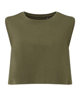 TriDri Women's TriDri organic crop tank TR119 - front view