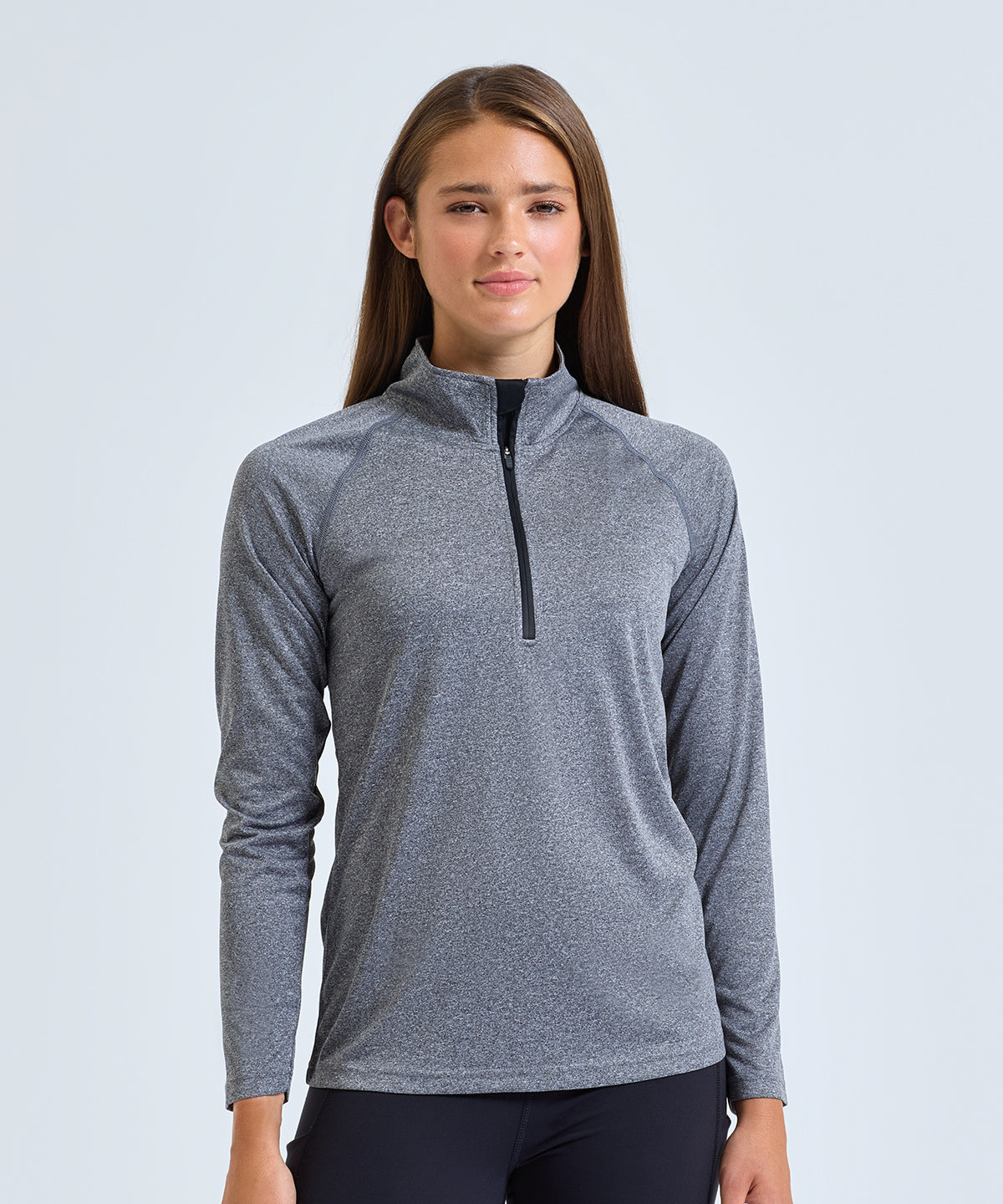 TriDri Women's TriDri long sleeve performance ¼ zip TR120