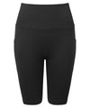 TriDri Women's TriDri ribbed seamless 3D fit" cycle shorts" TR225 - front view