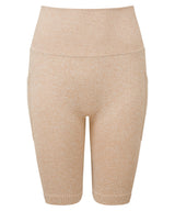 TriDri Women's TriDri ribbed seamless 3D fit" cycle shorts" TR225 - front view
