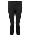 TriDri Women's TriDri recycled performance leggings ¾ length TR530 - front view