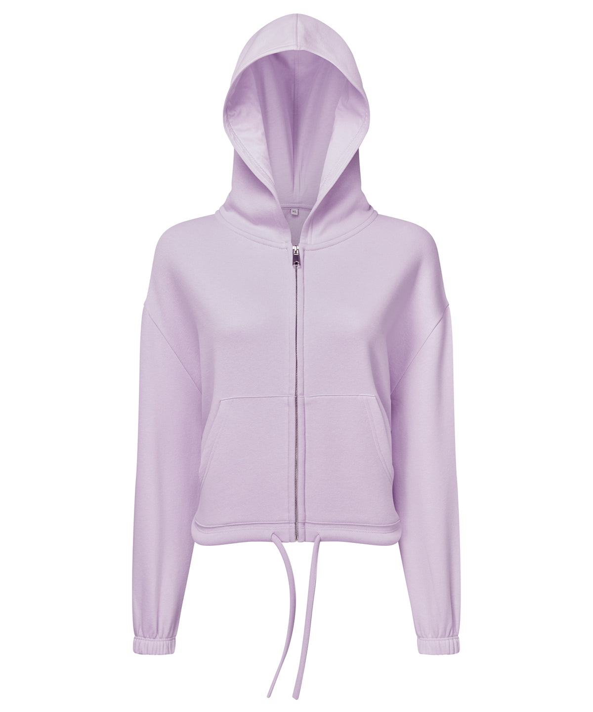 TriDri Women's TriDri recycled cropped oversize full-zip hoodie TR601 - front view
