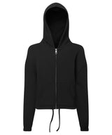 TriDri Kids TriDri recycled cropped oversize full-zip hoodie TR61B - front view