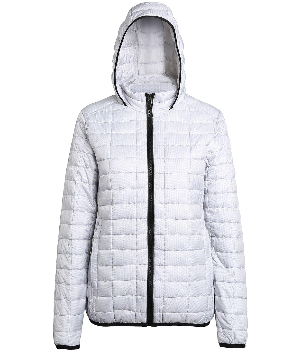 2786 - Women's honeycomb hooded jacket