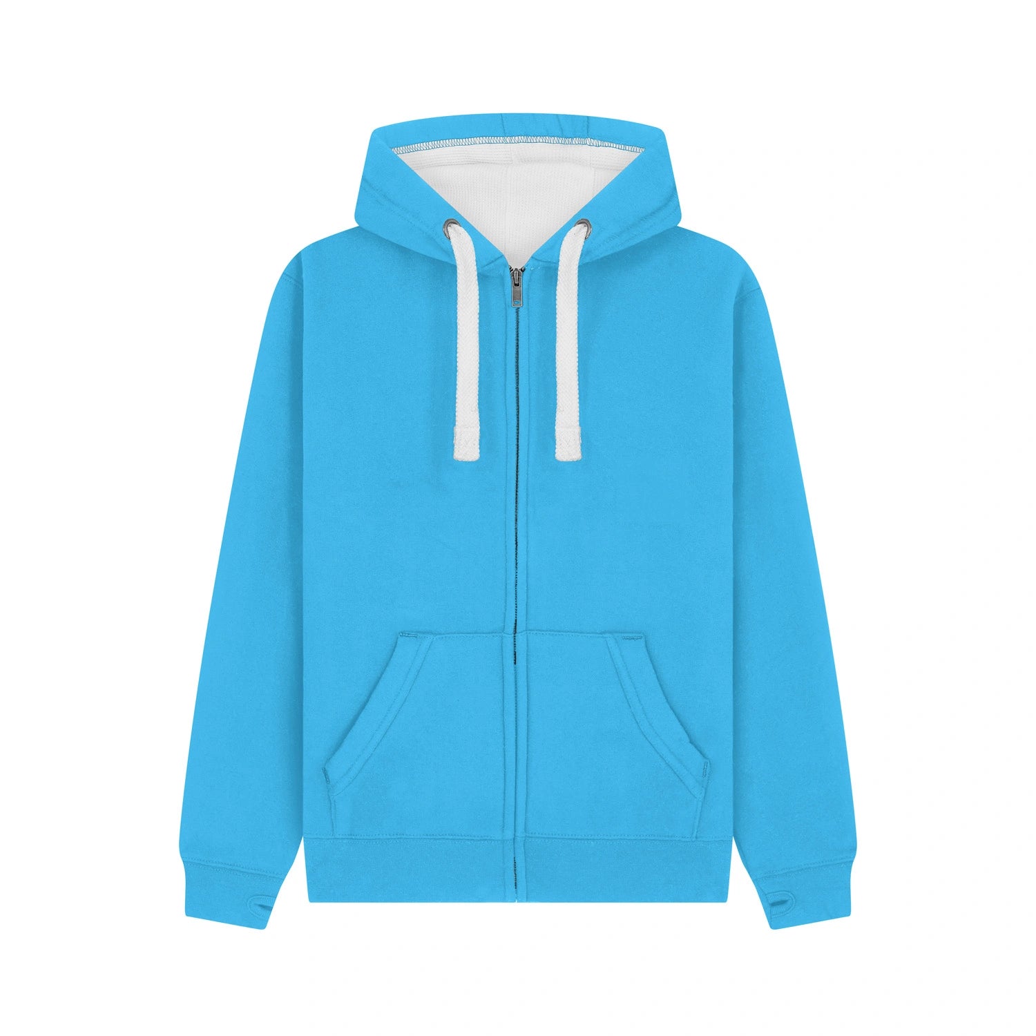 Cotton Ridge - Comet Ultra Premium Zip Hoodie - Tropical Blue