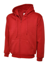 Uneek Adults Classic Full Zip Hooded Sweatshirt UC504
