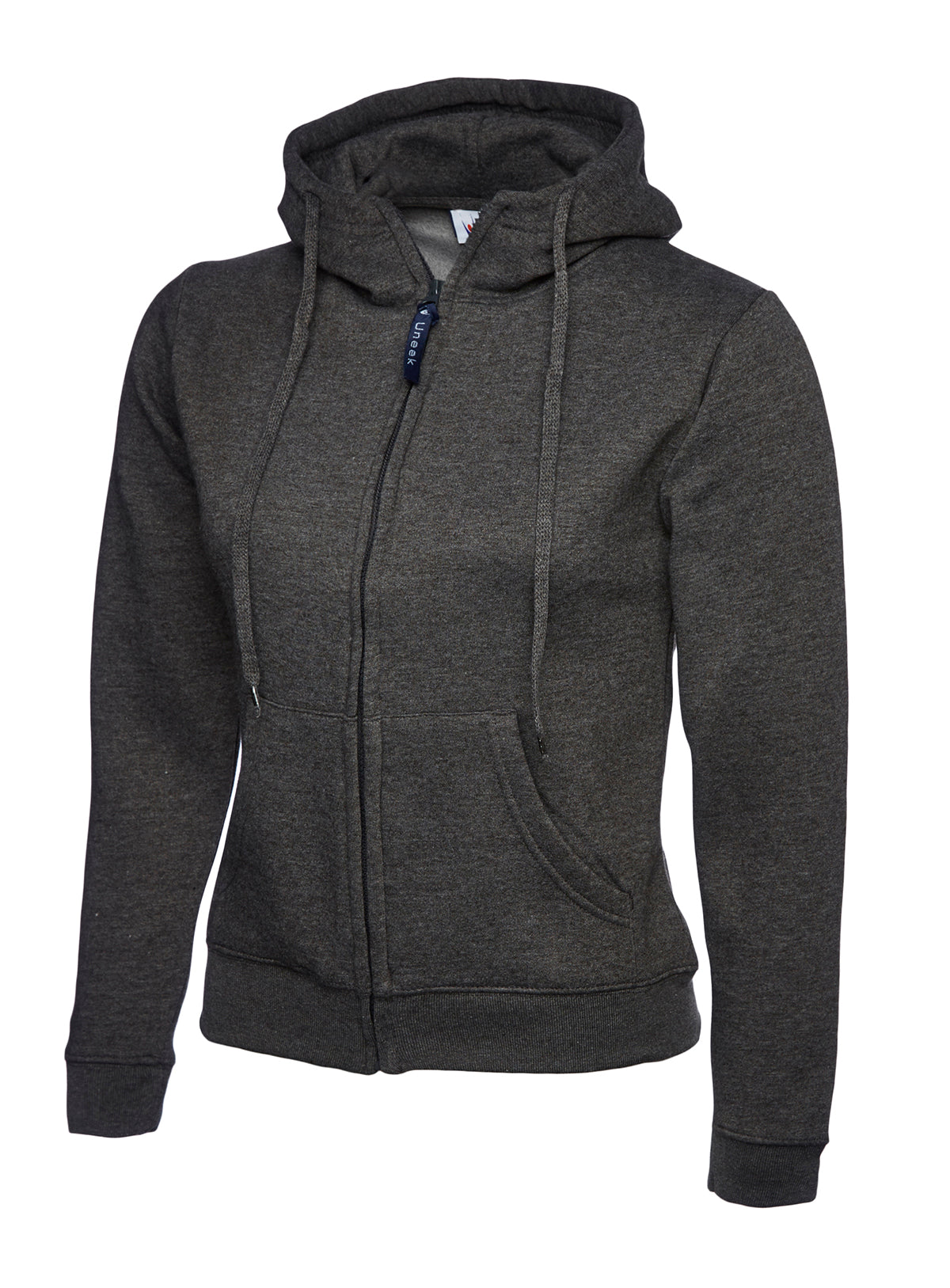 Uneek Ladies Classic Full Zip Hooded Sweatshirt UC505