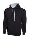Uneek Contrast Hooded Sweatshirt UC507