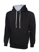 Uneek Contrast Hooded Sweatshirt UC507