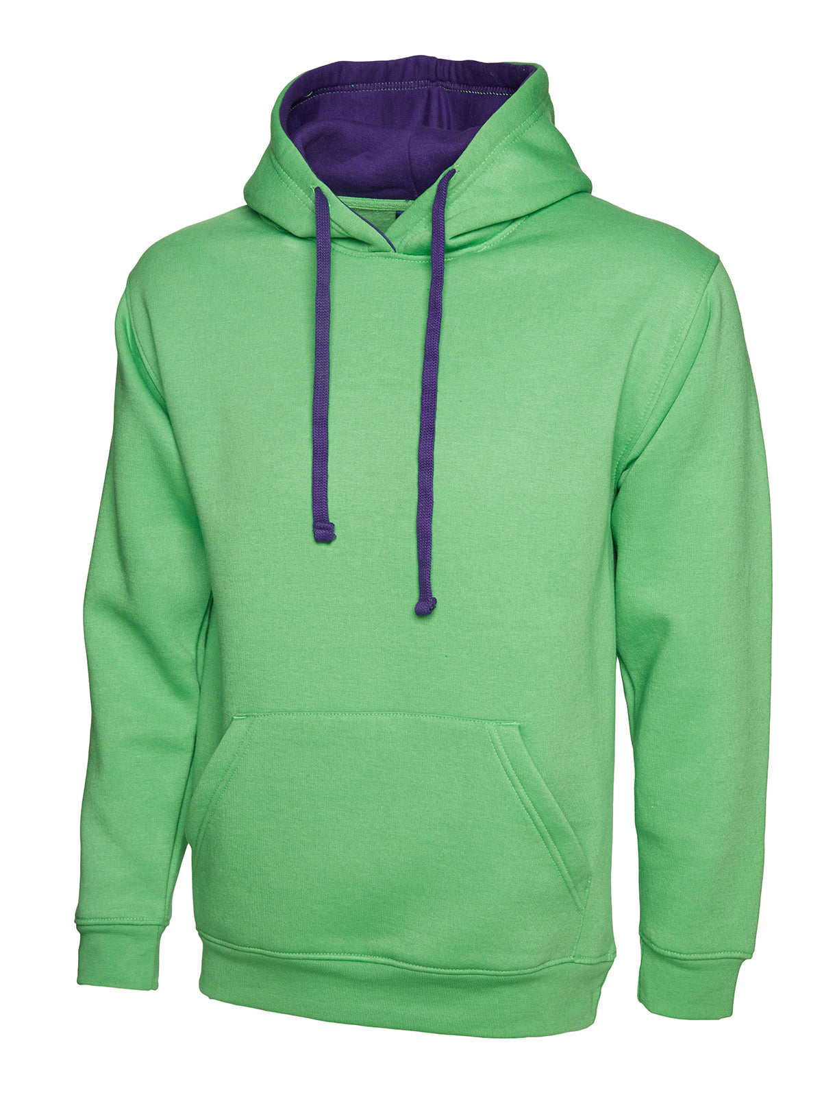 Uneek Contrast Hooded Sweatshirt UC507