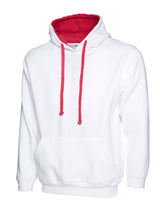 Uneek Contrast Hooded Sweatshirt UC507