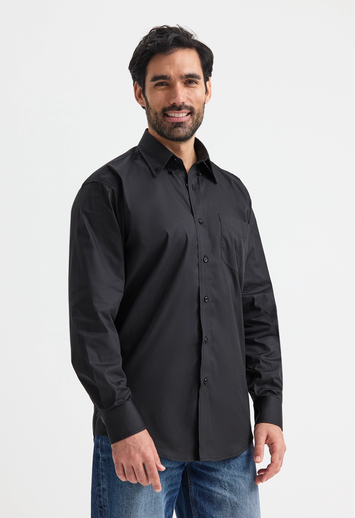 Uneek Men's Pinpoint Oxford Full Sleeve Shirt UC701