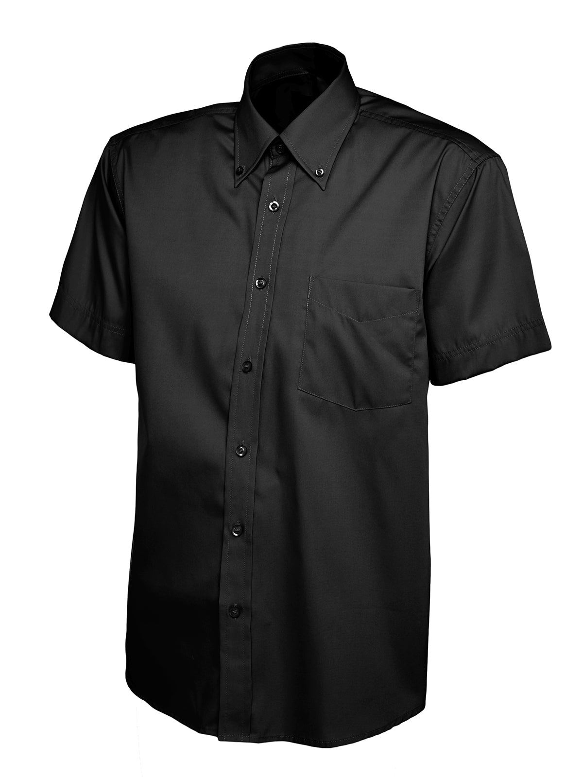 Uneek Men's Pinpoint Oxford Half Sleeve Shirt UC702