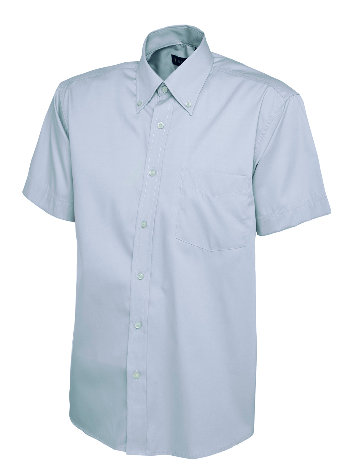 Uneek Men's Pinpoint Oxford Half Sleeve Shirt UC702