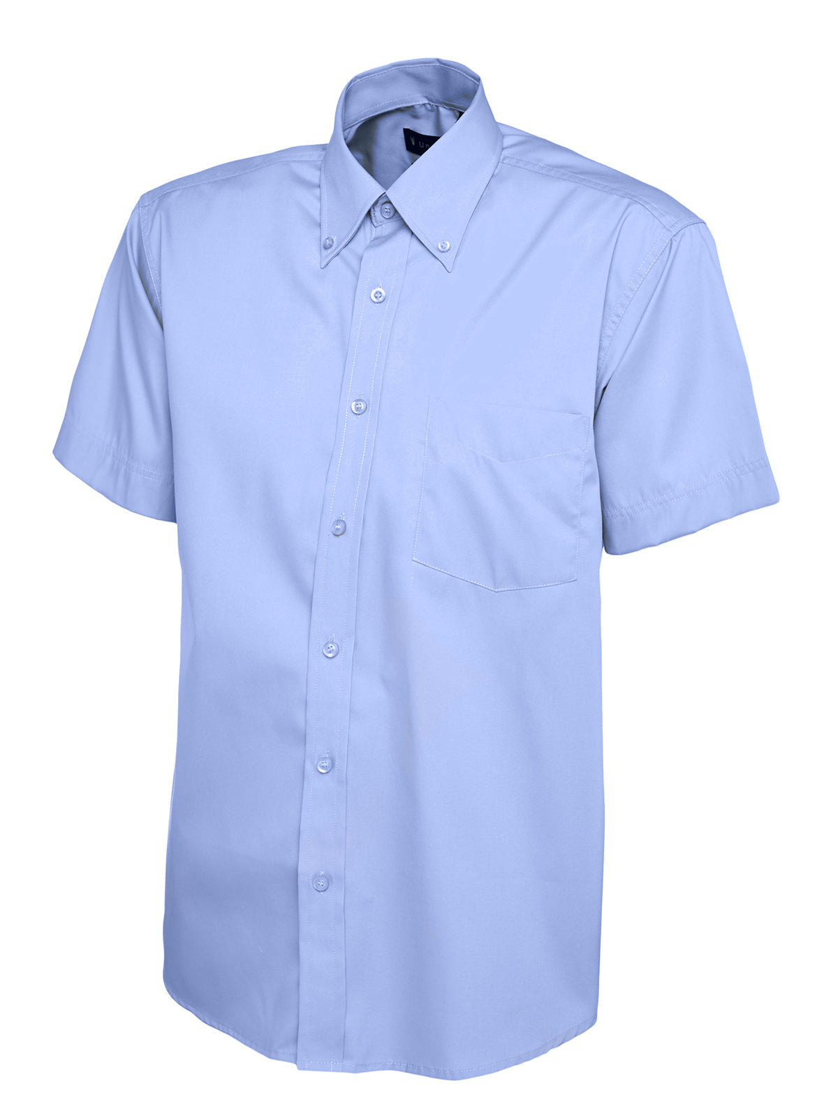 Uneek Men's Pinpoint Oxford Half Sleeve Shirt UC702