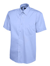 Uneek Men's Pinpoint Oxford Half Sleeve Shirt UC702